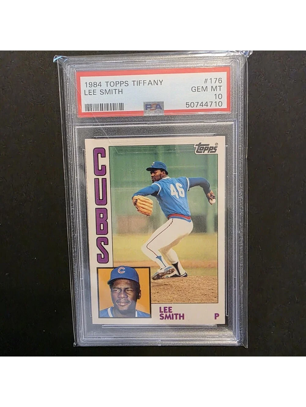 1984 Topps Lee Smith Collector's Edition Tiffany #176 Cubs PSA 10 GEM MINT